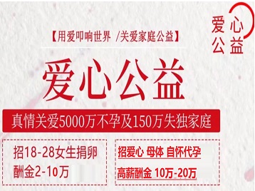 潢川捐卵助孕生子 爱心志愿者招募